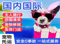 宜昌三峡机场货运国际宠物托运 【国